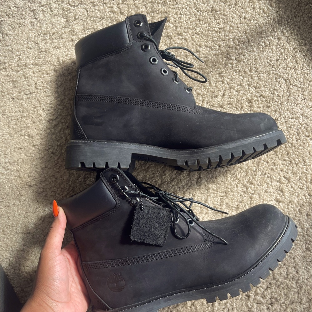 Black Timberland Boots